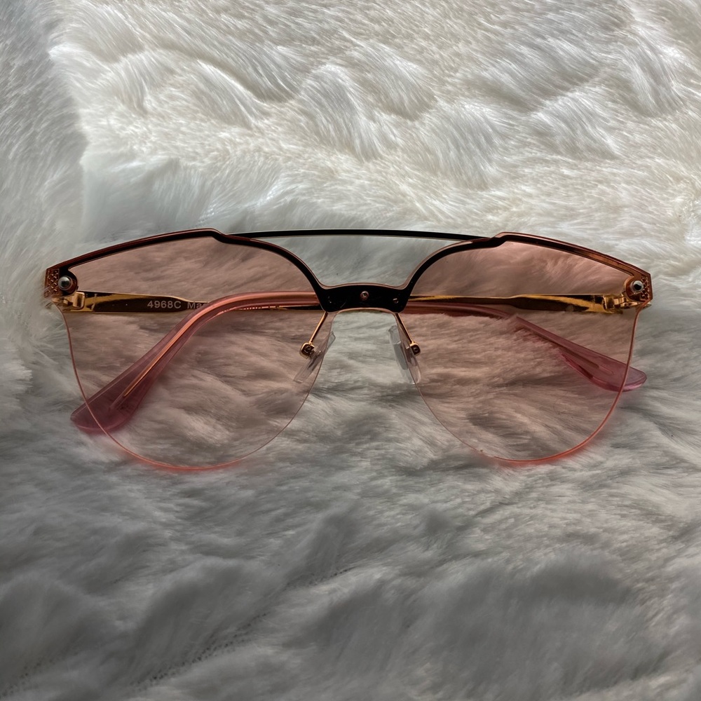 Rimless sunglasses